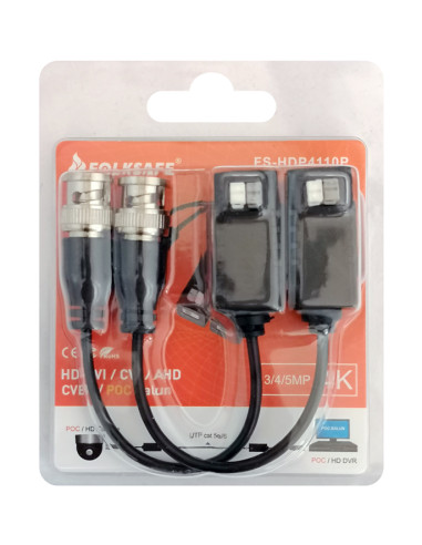 FOLKSAFE Video Balun FS-HDP4110P για συστήματα CCTV