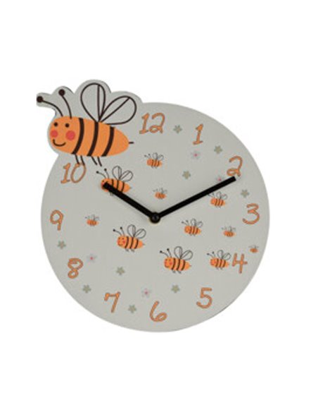 Ρολόι τοίχου "Μέλισσα" Ø26εκ.