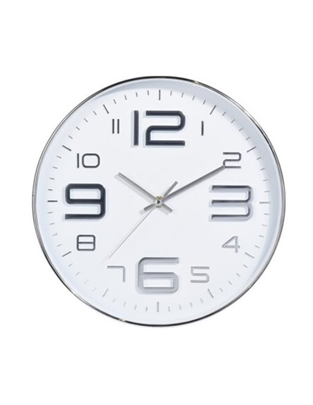 Ρολόι τοίχου λευκό Ø30.5εκ.
