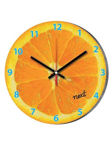 Νext ρολόι Ø31εκ. "πορτοκάλι"
