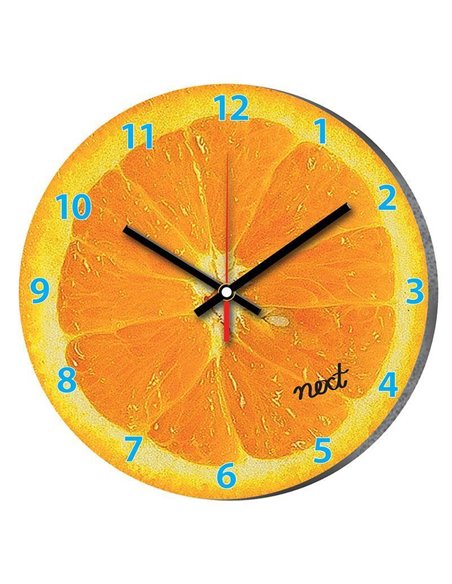 Νext ρολόι Ø31εκ. "πορτοκάλι"
