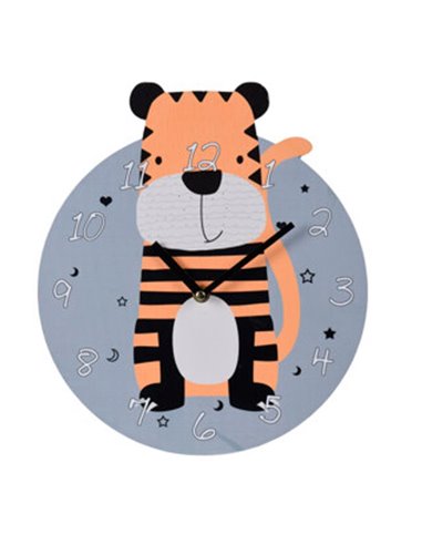 Ρολόι τοίχου "Τίγρη" Ø26εκ.