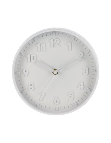 Ρολόι τοίχου λευκό Ø20εκ.