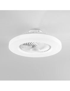 POWERTECH smart ανεμιστήρας οροφής HLL-0172 με LED φως, 25W, Φ55x20cm, λευκός