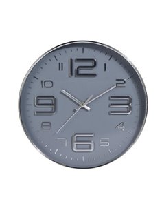 Ρολόι τοίχου γκρι Ø30.5εκ.