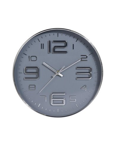 Ρολόι τοίχου γκρι Ø30.5εκ.