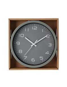 Ρολόι τοίχου γκρι Ø20εκ.