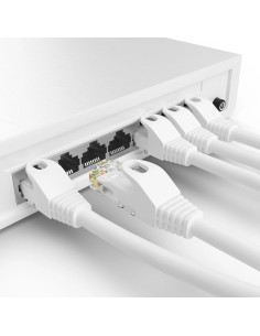 POWERTECH καλώδιο δικτύου CAB-N379, Cat 6 U/UTP, CCA, 250Hz, 1m, λευκό