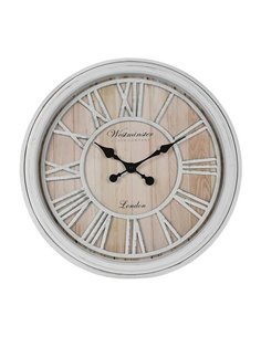 Ρολόι τοίχου λευκό Ø50,6x5,5εκ.