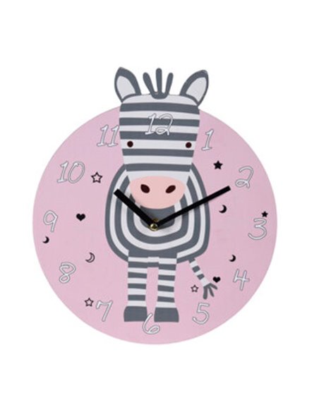 Ρολόι τοίχου "Ζέμπρα" Ø26εκ.