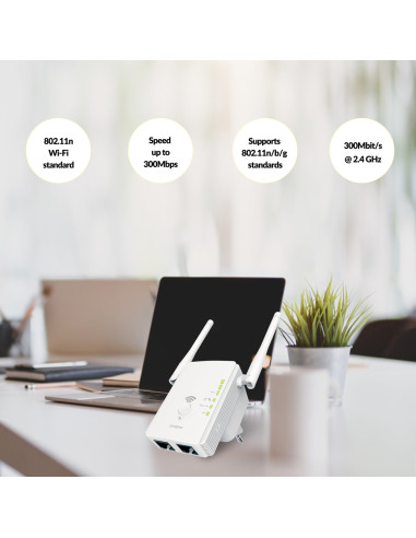 STRONG WiFi Extender REPEATER300V2, 300Mbps