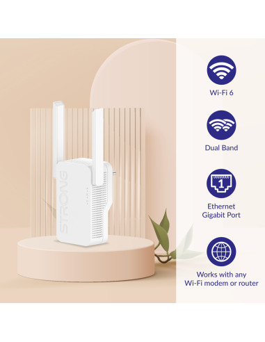 STRONG WiFi Extender REPEATERAX1800, WiFi 6, 1800Mbps