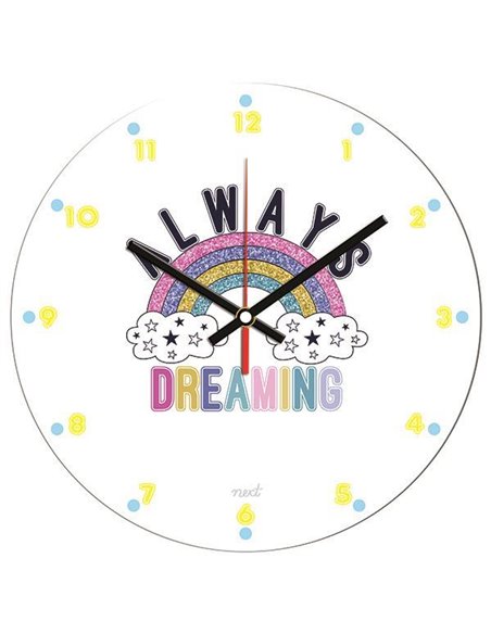 Νext ρολόι Ø31εκ. "Rainbow"