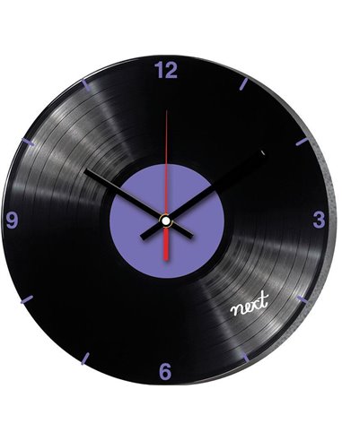 Νext ρολόι Ø31εκ. "δίσκος μουσικής"