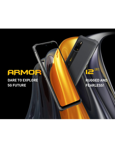 ULEFONE smartphone Armor 12 5G, 6.52", 8/128GB, IP68/IP69K, πορτοκαλί