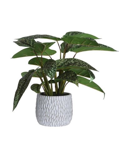 Τεχνητό φυτό συγκόνιο ύψους 39εκ. σε κεραμική γλάστρα