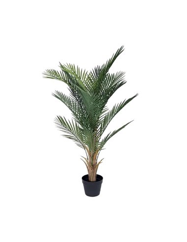 Φοινικόδεντρο τεχνητό Nextdeco Υ1,2μ, με 16 PE φύλλα. σε μαύρη γλάστρα Ø15εκ.