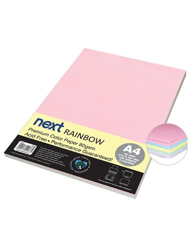 Χαρτί φωτοτυπίας 100 φύλλα Α4 5 χρώματα 80γρ.