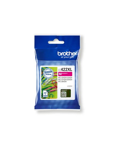 Brother InkJet LC422XLM Magenta Cartridge - LC422XLM