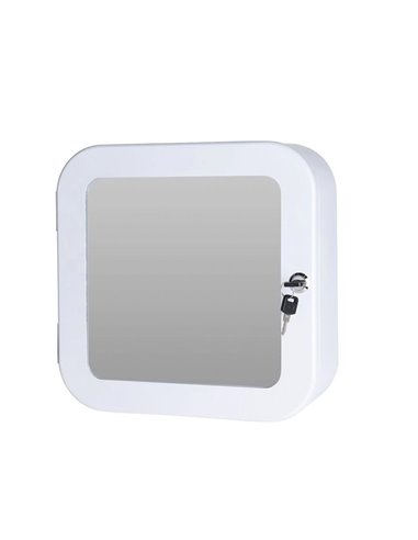 Φαρμακείο μεταλλικό λευκό Υ32x32x11,5εκ