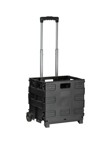 Καρότσι αγορών πτυσσόμενο πλαστικό, Υ90x30x40εκ.