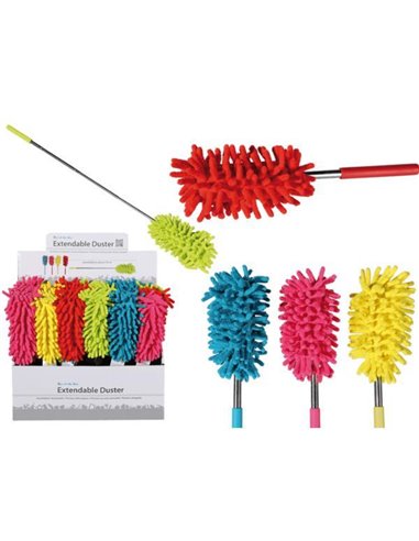 Φτερό ξεσκονίσματος επεκτεινόμενο μέχρι 75εκ., κοκτέηλ 5 χρώματα