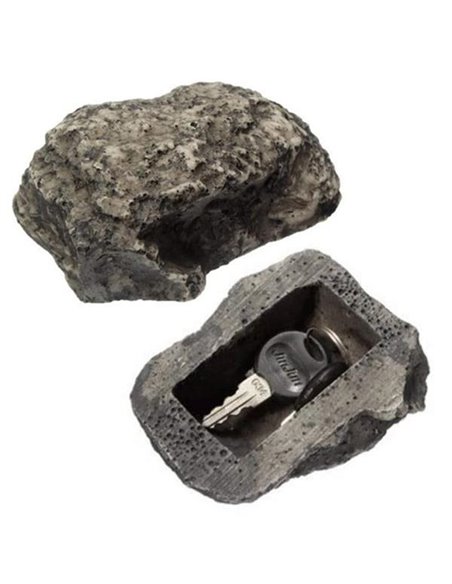 Θήκη φύλαξης κλειδιών Airbnb απομίμηση πέτρας Υ3x8x6 εκ.