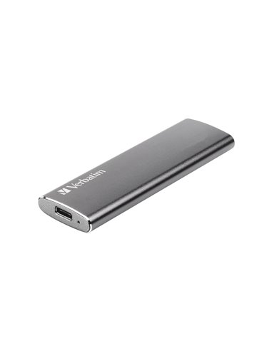 Verbatim Vx500 USB 3.1, USB-C Εξωτερικός SSD 480GB M.2 Ασημί - 47443