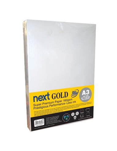 Next Gold A3 250 φύλλα premium copy paper 160γρ.