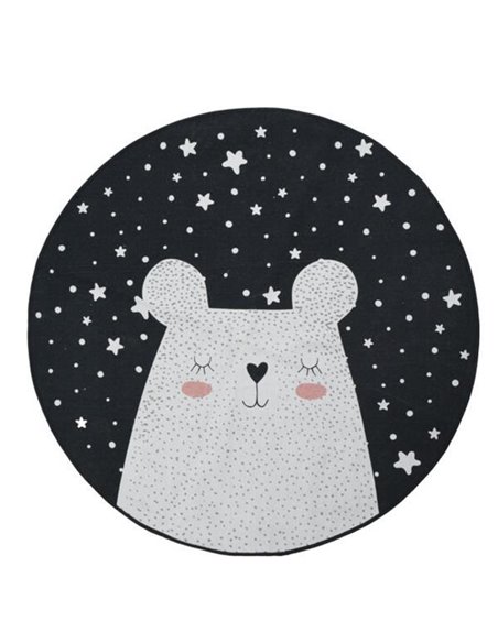 Χαλάκι παιδικό στρογγυλό Bear Ø120εκ.