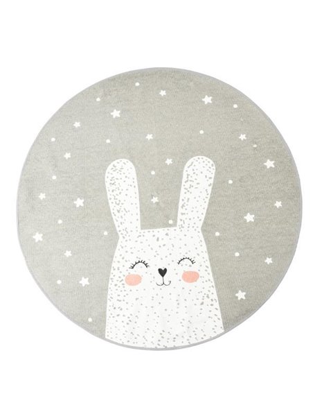 Χαλάκι παιδικό στρογγυλό Bunny Ø120εκ.