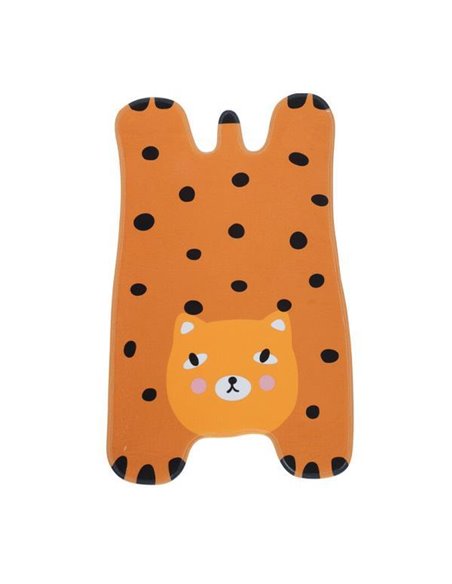 Χαλάκι παιδικό "Ζωάκια" σε σχήμα ζώου 50x80εκ. τίγρης