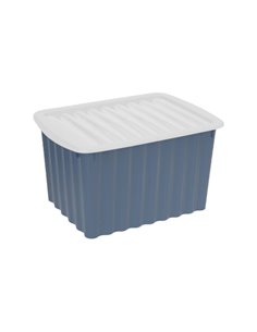 Κουτί αποθήκευσης μπλε Υ23x40x30εκ.