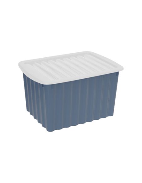 Κουτί αποθήκευσης μπλε Υ23x40x30εκ.