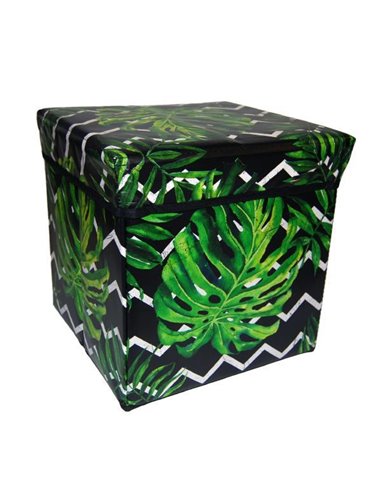 Κουτί αποθήκευσης φύλλο μονστέρα Υ30x30x30εκ.