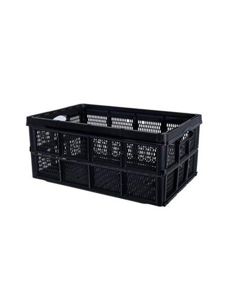 Πτυσσόμενο τελάρο αποθήκευσης μαύρο 32l Υ24x48x35εκ.