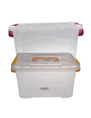 Κουτί αποθήκευσης πλαστικό 5.5lt, Υ13x24x18,5εκ.