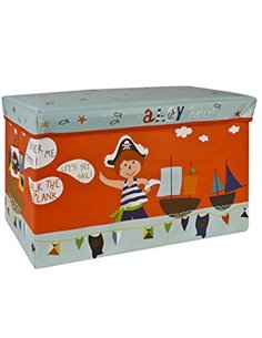 Κουτί αποθήκευσης υφασμάτινο πειρατές Υ35x60x30εκ.