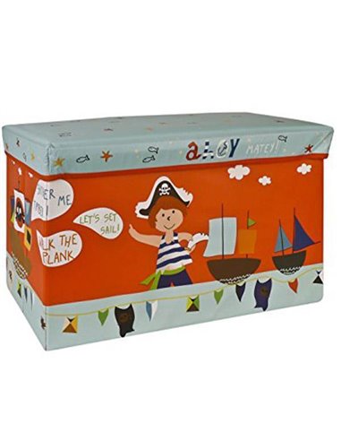 Κουτί αποθήκευσης υφασμάτινο πειρατές Υ35x60x30εκ.