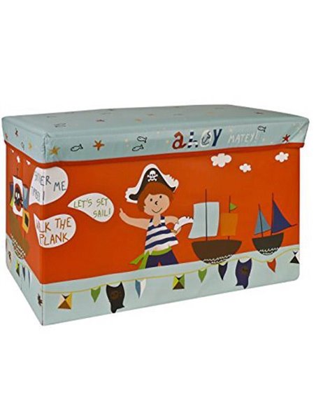 Κουτί αποθήκευσης υφασμάτινο πειρατές Υ35x60x30εκ.