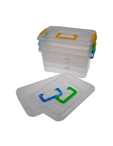 Κουτί αποθήκευσης πλαστικό 8lt, Υ15x28,5x19εκ.