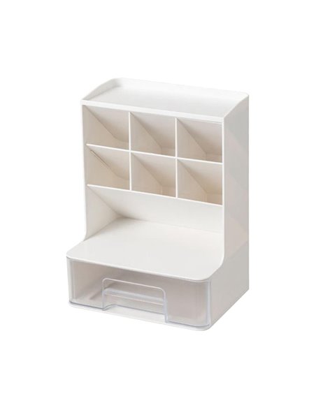 Organizer ή μολυβοθήκη λευκό Y24x18x14,5εκ.