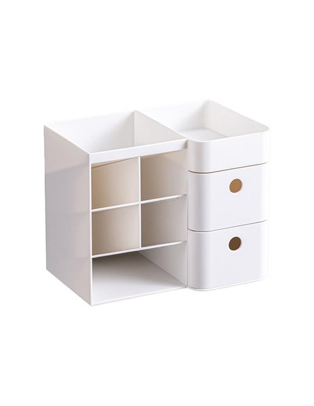 Organizer ή μολυβοθήκη λευκό Y17,5x20,5x15εκ.