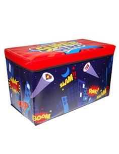 Κουτί αποθήκευσης υφασμάτινο "super heroes" Υ35x60x30εκ.