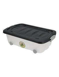 Κουτί αποθήκευσης με ρόδες Υ17,5x60x38εκ.