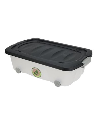 Κουτί αποθήκευσης με ρόδες Υ17,5x60x38εκ.