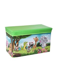 Κουτί αποθήκευσης υφασμάτινο "zoo" Υ35x60x30εκ.