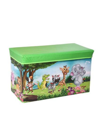 Κουτί αποθήκευσης υφασμάτινο "zoo" Υ35x60x30εκ.