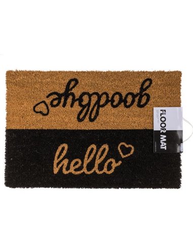 Χαλάκι εισόδου "Hello - Goodbye" 60x40εκ.