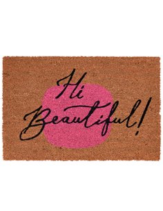 Χαλάκι εισόδου "Hi beautiful" 39x59εκ.